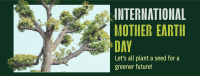Earth Day Tree Planting Facebook Cover Design