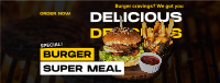 Special Burger Meal Facebook cover Image Preview