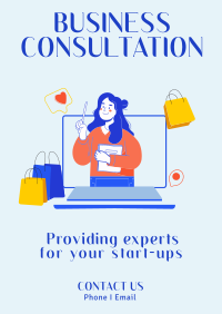 Online Business Consultation Poster Image Preview
