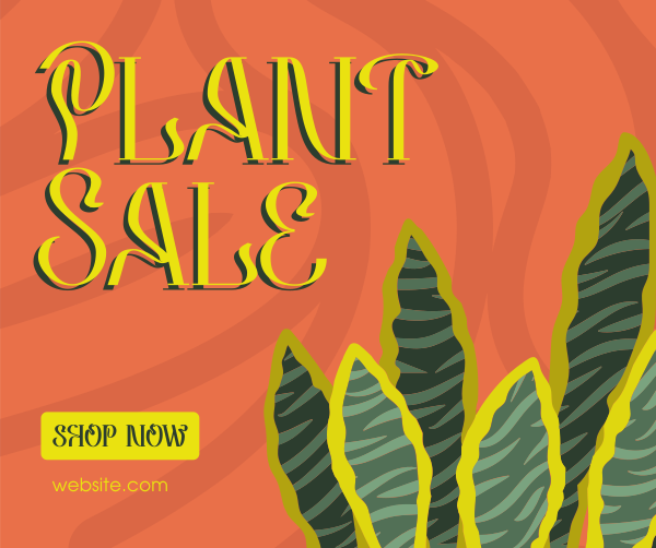Quirky Plant Sale Facebook Post Design Image Preview