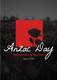 Anzac Remembrance Poster Image Preview