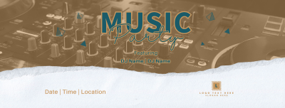 Live Music Party Facebook cover Image Preview