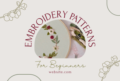 Embroidery Order Pinterest board cover Image Preview