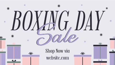 Boxing Day Presents Facebook event cover Image Preview