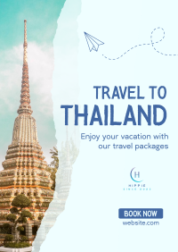 Thailand Travel Flyer Design