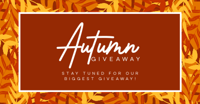Leafy Autumn Giveaway Facebook ad Image Preview