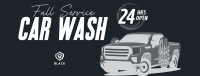 Car Wash Cleaning Service  Facebook Cover Design