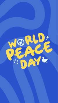 Quirky Peace Day Facebook Story Image Preview