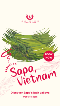 Sapa Vietnam Travel TikTok Video Design