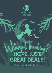 Witchful Great Deals Flyer Design