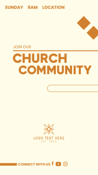 Church Community Facebook story Image Preview