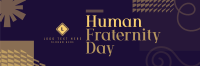 Generic Human Fraternity Greeting Twitter Header Image Preview