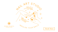 Nail Art Studio Facebook Event Cover Design
