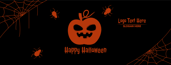 Spooky Halloween Pumpkin Facebook Cover Design Image Preview