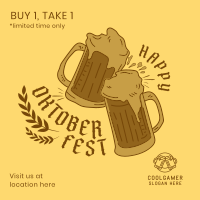 Oktoberfest Celebration Instagram post Image Preview