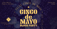 Cinco De Mayo Block Party Facebook ad Image Preview