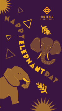Abstract Elephant Instagram Story Design