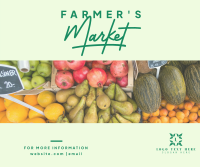 Organic Market Facebook Post Design
