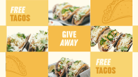 Tacos Giveaway Facebook Event Cover Design