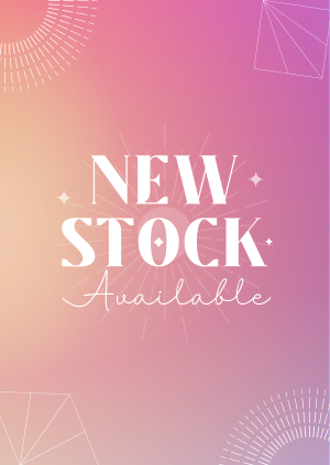 Gradient & Lines New Stock Poster Image Preview