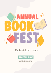 Annual Book Event Poster Image Preview