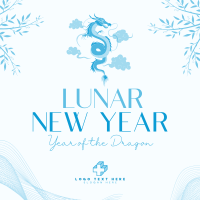 Lunar New Year Instagram Post Design