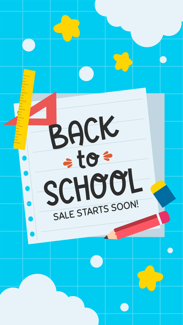 Back To School Greetings Instagram Story Design Image Preview