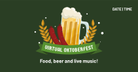 Virtual Oktoberfest Facebook Ad Design