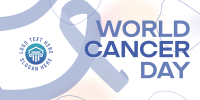 Gradient World Cancer Day Twitter post Image Preview