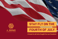 Stay Fly Flag Pinterest Cover Design