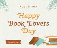 Happy Book Lovers Day Facebook post Image Preview