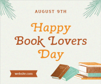 Happy Book Lovers Day Facebook Post Image Preview