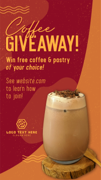 Coffee Giveaway Cafe Facebook Story Design