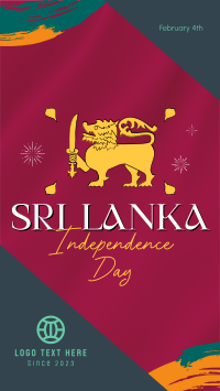 Sri Lanka Independence Instagram Story Design
