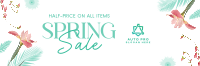 Sale of Spring Twitter header (cover) Image Preview