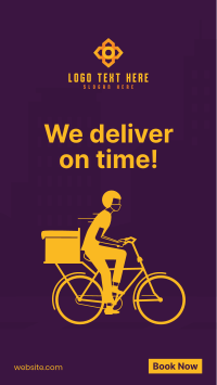 Bicycle Delivery Instagram Story Design