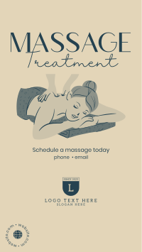 Best Massage Treatment Instagram story Image Preview