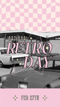 Nostalgic Retro Day Instagram Story Design