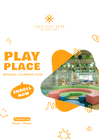 Play Place Post Flyer Image Preview