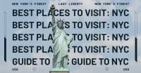 Best Places to Visit in New York City Facebook ad Image Preview