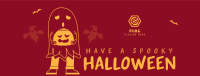 Trick or Treat Ghost Facebook Cover Design