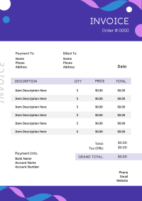 Curvy Corporate Invoice Image Preview