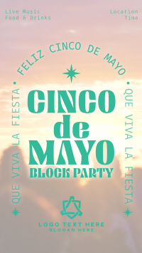 Cinco De Mayo Block Party TikTok Video Design