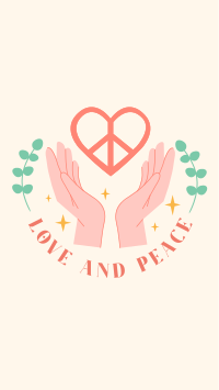 Love and Peace Instagram Story Design