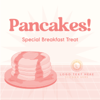 Retro Pancake Breakfast Instagram Post Design