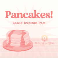 Retro Pancake Breakfast Instagram post Image Preview