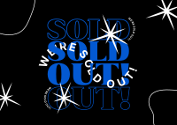 Just Sold Out Postcard Design