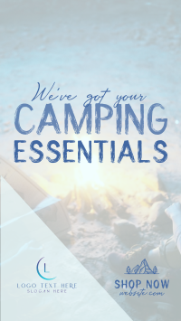 Camping Gear Essentials Instagram Reel Design