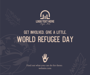 World Refugee Day Dove Facebook post
