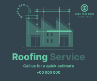 Roof Repair Facebook Post Design